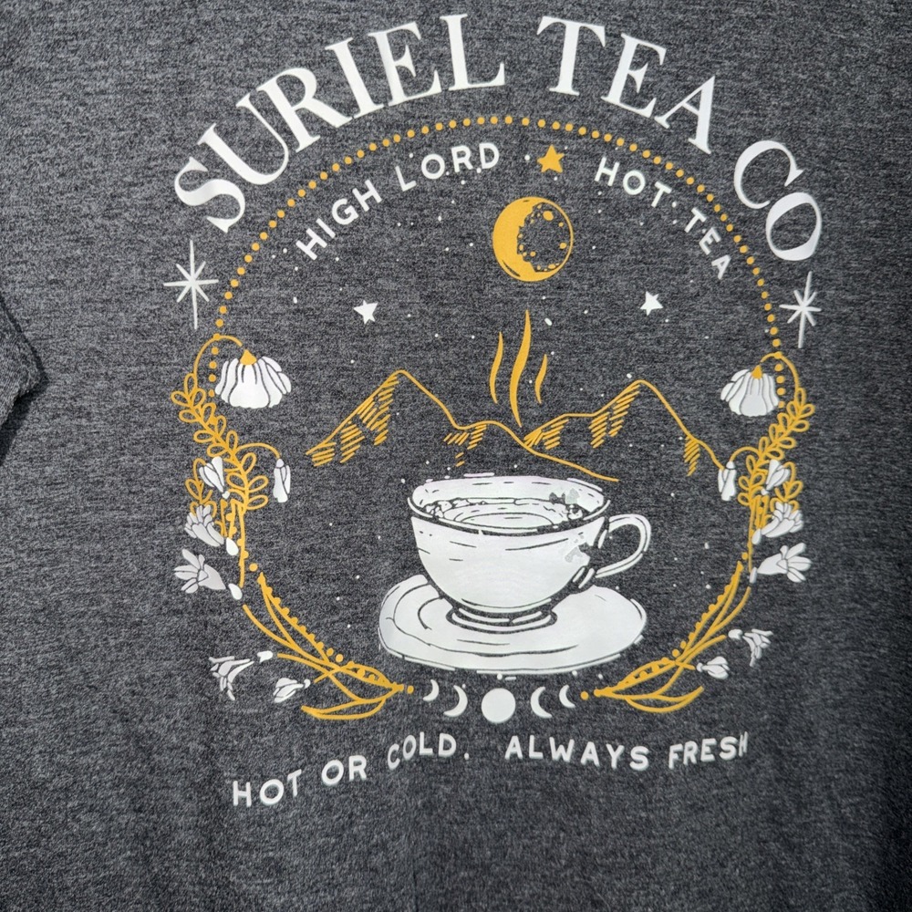 SURIEL TEA CO. Graphic Bookish Acotar Shirt XL - Picture 2 of 5
